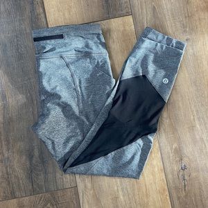 Lululemon Fast and Free 23” leggings grey